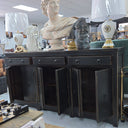 Carrington 6 Door 3 Drawer Sideboard – Antique Black at Online8 Furniture Auckland NZ