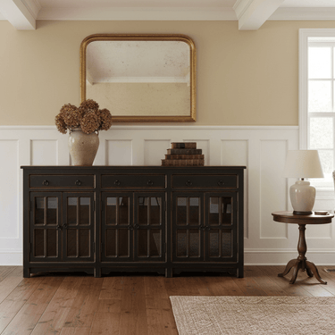 Carrington Country Sideboard - Antique Black at Online8 Furniture Auckland NZ