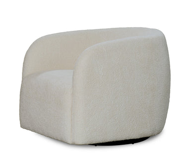 Casper Boucle Swivel Chair - Natural at Online8 Furniture Auckland NZ