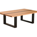 Catalina Coffee Table – Messmate Timber with Resin Inlay at Online8 Furniture Auckland NZ