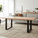 Catalina Dining Table – Messmate Timber with Resin Inlay at Online8 Furniture Auckland NZ