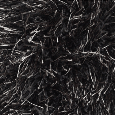 Celeste Black/White Shaggy Rug at Online8 Furniture Auckland NZ