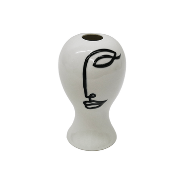 Ceramic Abstract Eye Vase at Online8 Furniture Auckland NZ