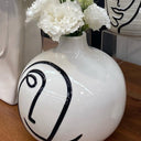 Ceramic Abstract Smile Vase at Online8 Furniture Auckland NZ