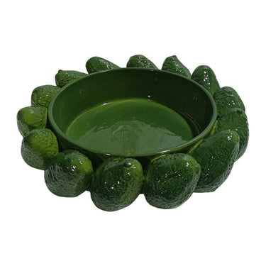 Ceramic Avocado Bowl - Green at Online8 Furniture Auckland NZ