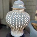 Ceramic Cut Out Table Lamp at Online8 Furniture Auckland NZ