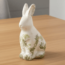 Ceramic green floral Rabbit at Online8 Furniture Auckland NZ
