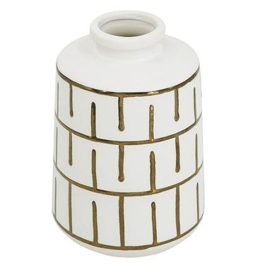 Ceramic White Vase at Online8 Furniture Auckland NZ