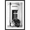 Chanel Glass Framed Wall Art – Black Frame at Online8 Furniture Auckland NZ