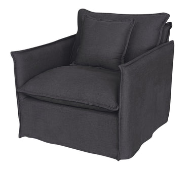 Chantilly Armchair - Charcoal at Online8 Furniture Auckland NZ