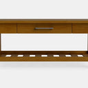 Charlton Coffee Table with Rack and Drawer - NZ Made at Online8 Furniture Auckland NZ