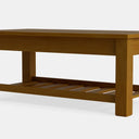 Charlton Coffee Table with Rack and Drawer - NZ Made at Online8 Furniture Auckland NZ