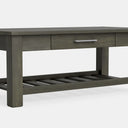 Charlton Coffee Table with Rack and Drawer - NZ Made at Online8 Furniture Auckland NZ