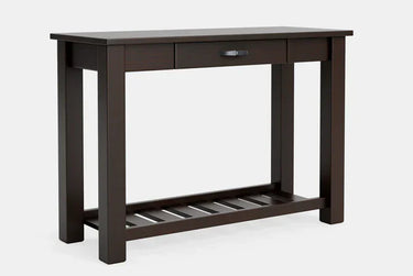Charlton Hall Table with Rack and Drawer - NZ Made at Online8 Furniture Auckland NZ