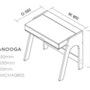 Chattanooga Computer Desk at Online8 Furniture Auckland NZ