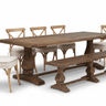 Chelmswood Reclaimed Elm Dining Table - 3000mm at Online8 Furniture Auckland NZ
