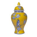 Chelsea Bird & Flower Ginger Jar - Large at Online8 Furniture Auckland NZ