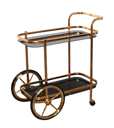 Chessman Bar Cart | Drinks Trolley at Online8 Furniture Auckland NZ