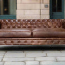 Chesterfield 3.5 Seater Sofa - Tobacco at Online8 Furniture Auckland NZ