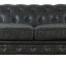 Chesterfield 3 Seater Sofa - Charcoal at Online8 Furniture Auckland NZ