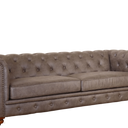 Chesterfield 3 Seater Sofa - Vintage Grey at Online8 Furniture Auckland NZ