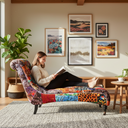 Chesterfield Patchwork Chaise | Day Bed at Online8 Furniture Auckland NZ