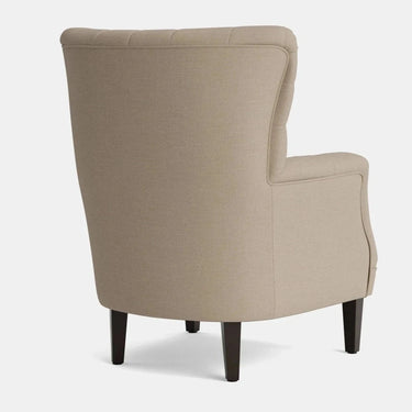 Chesterfield Wingback Armchair - Calico at Online8 Furniture Auckland NZ