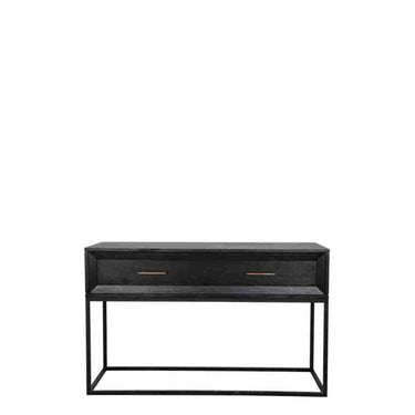 Chicago Console Table at 75cm high, styled in a modern entryway