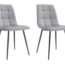 Chicago Dining Chair - Grey at Online8 Furniture Auckland NZ