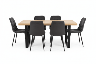 Chicago Dining Suite - 6 Seater at Online8 Furniture Auckland NZ