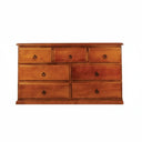 Classic 7 Drawer Lowboy | Dresser at Online8 Furniture Auckland NZ