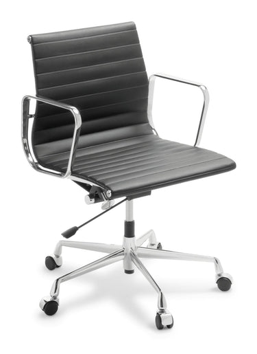 Classic Mid Back Office Chair - Black at Online8 Furniture Auckland NZ
