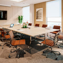 Classic Mid Back Office Chair - Tan at Online8 Furniture Auckland NZ