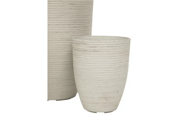Classic Rustic Spiral Resin Planter at Online8 Furniture Auckland NZ