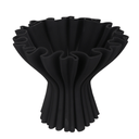 Cleo 3D Printed Compote Vase Black at Online8 Furniture Auckland NZ