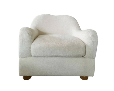 Club Occasional Boucle Chair at Online8 Furniture Auckland NZ