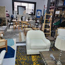 Club Occasional Boucle Chair at Online8 Furniture Auckland NZ