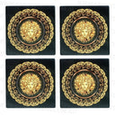 Coaster Set of 4 - Gold at Online8 Furniture Auckland NZ