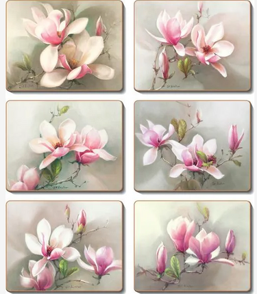 Coasters Magnolias 12x10 cm at Online8 Furniture Auckland NZ