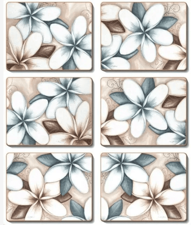 Coasters Ocean Frangipani 12x10 cm at Online8 Furniture Auckland NZ