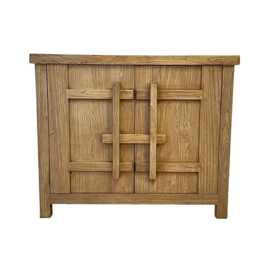 Heritage Elm Woodlock 2 Door Cabinet - Natural at Online8 Furniture Auckland NZ