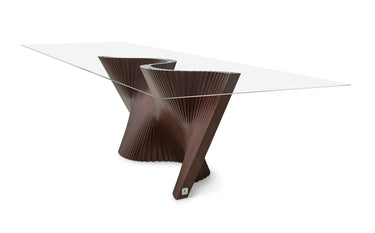 COBONPUE Wave Dining Table - Maple 3000mm at Online8 Furniture Auckland NZ
