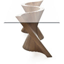 COBONPUE Wave Dining Table - Walnut at Online8 Furniture Auckland NZ