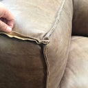 Coco Premium Full Grain Leather 3.5 Seater Sofa – Cognac Brown at Online8 Furniture Auckland NZ