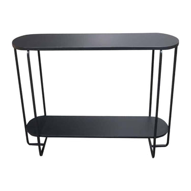 Colab Metal Console Table - Black at Online8 Furniture Auckland NZ