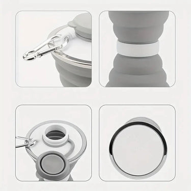Collapsible Water Bottle - Grey at Online8 Furniture Auckland NZ