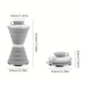 Collapsible Water Bottle - Grey at Online8 Furniture Auckland NZ