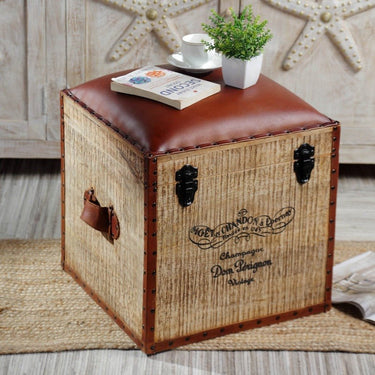 Colonial Ottoman Trunk with Seat at Online8 Furniture Auckland NZ