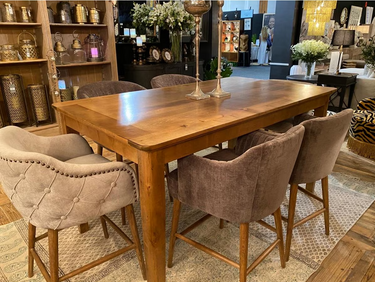 Columbia Birch Bar Height Dining Table - 180cm at Online8 Furniture Auckland NZ