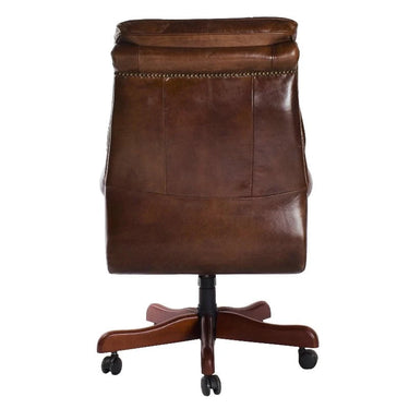 Columbus Vintage Leather Chesterfield Desk Chair at Online8 Furniture Auckland NZ